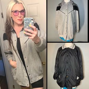 Sweet, VINTAGE, reversible coat!!
